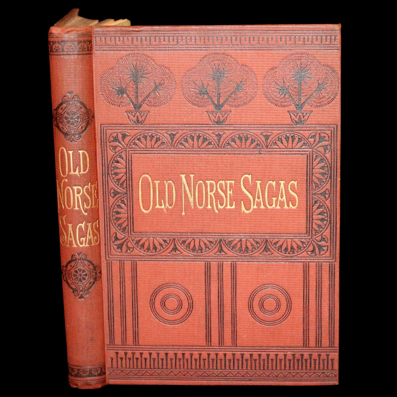 1895 Scarce Book - Old Norse Sagas - Aslog, Frithiof, Ingeborg, Ragnar Lodbrok, Sigurd, Wayland Smith, Hamlet, and others.