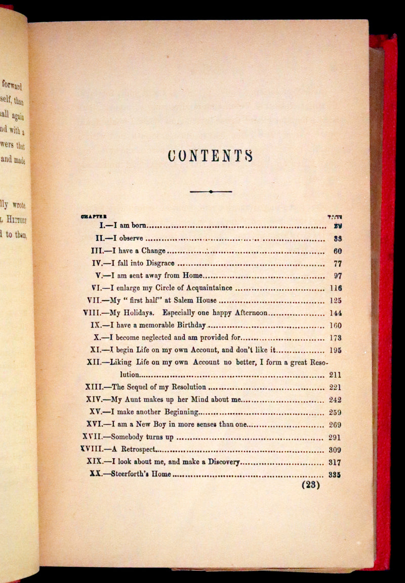1885 Rare Book - The Personal History of David Copperfield by Charles Dickens. Illustrated.