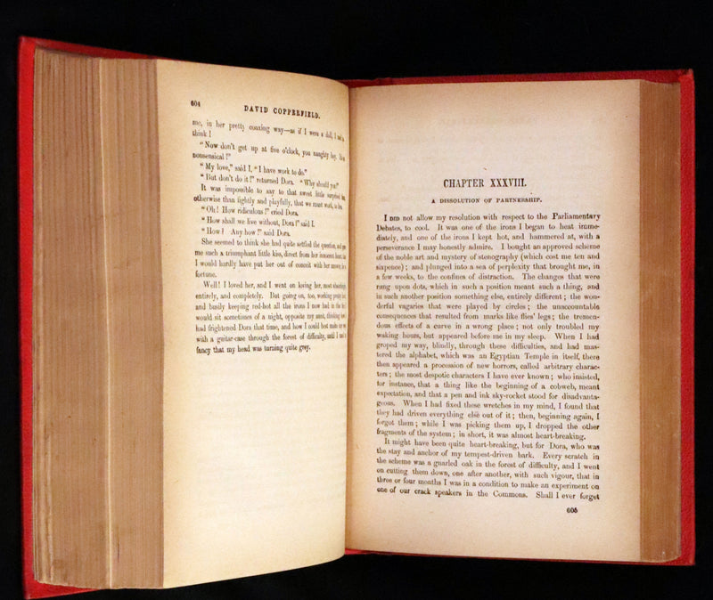 1885 Rare Book - The Personal History of David Copperfield by Charles Dickens. Illustrated.