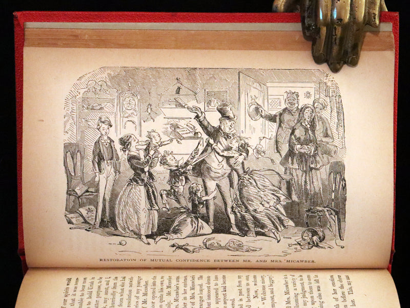1885 Rare Book - The Personal History of David Copperfield by Charles Dickens. Illustrated.