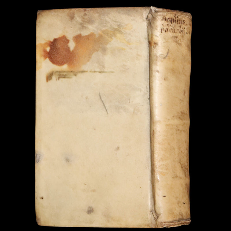 1650 Scarce Latin vellum Book - Virgil Works, P. Virgilius Maro (Aeneid, Georgics, etc).