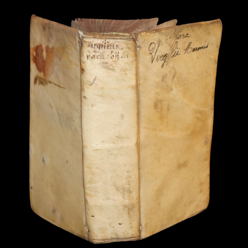 1650 Scarce Latin vellum Book - Virgil Works, P. Virgilius Maro (Aeneid, Georgics, etc).