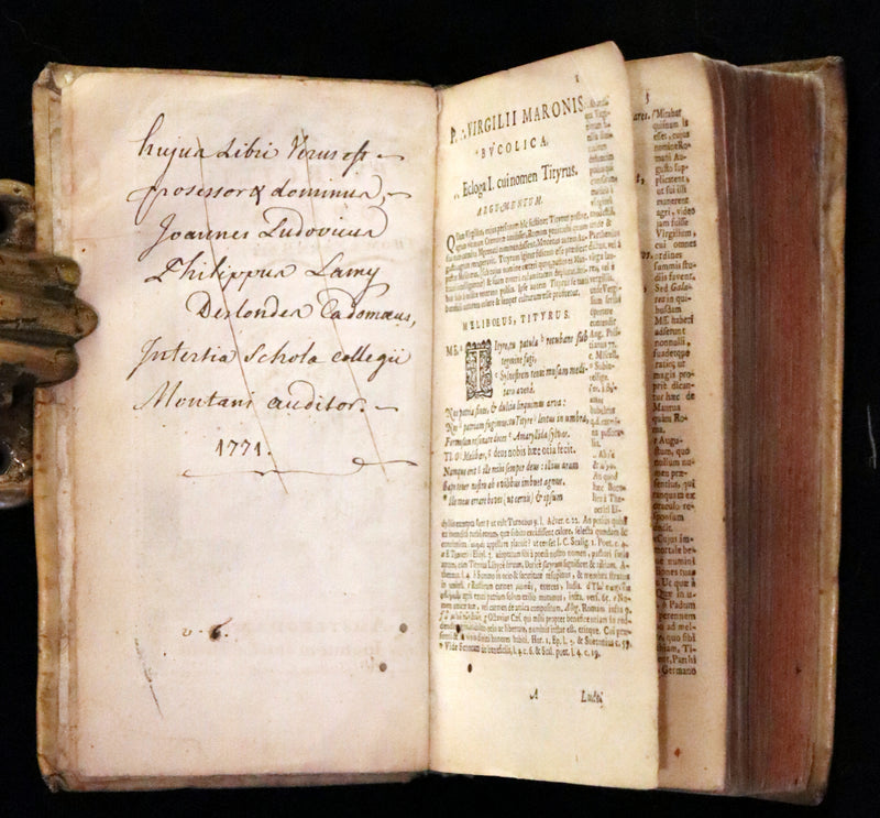 1650 Scarce Latin vellum Book - Virgil Works, P. Virgilius Maro (Aeneid, Georgics, etc).