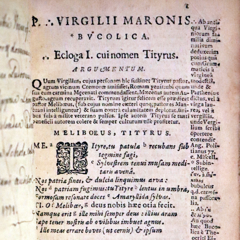 1650 Scarce Latin vellum Book - Virgil Works, P. Virgilius Maro (Aeneid, Georgics, etc).