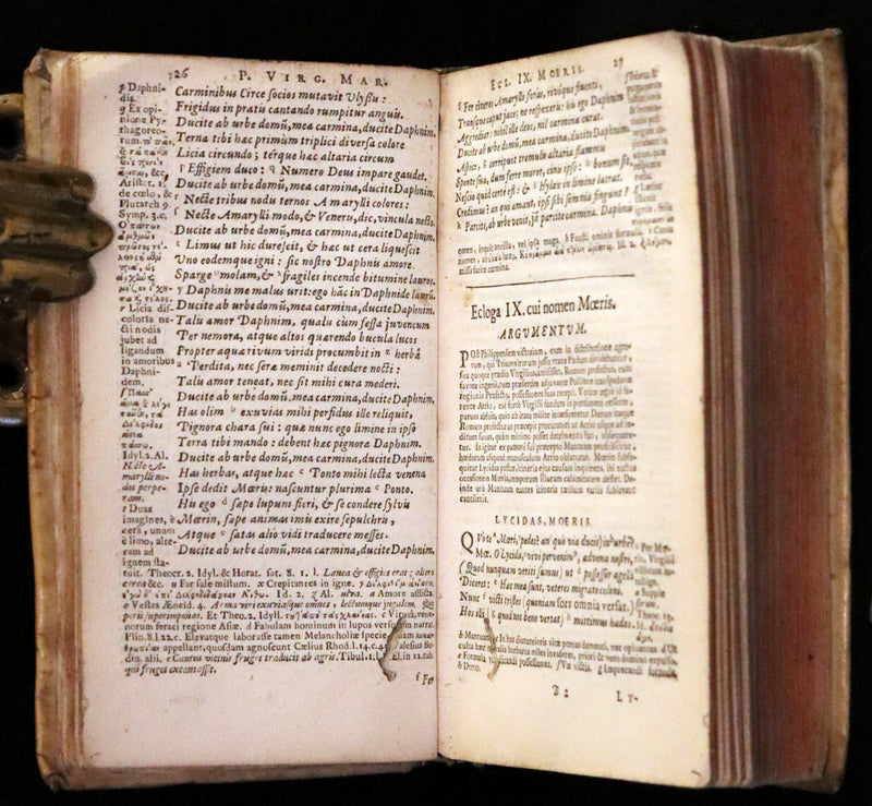 1650 Scarce Latin vellum Book - Virgil Works, P. Virgilius Maro (Aeneid, Georgics, etc).