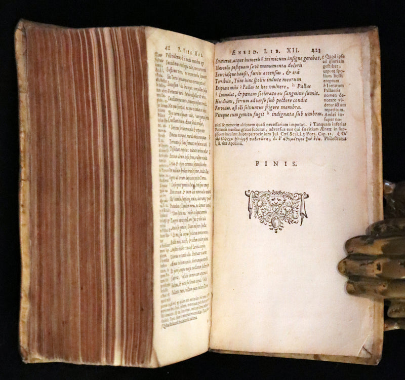 1650 Scarce Latin vellum Book - Virgil Works, P. Virgilius Maro (Aeneid, Georgics, etc).