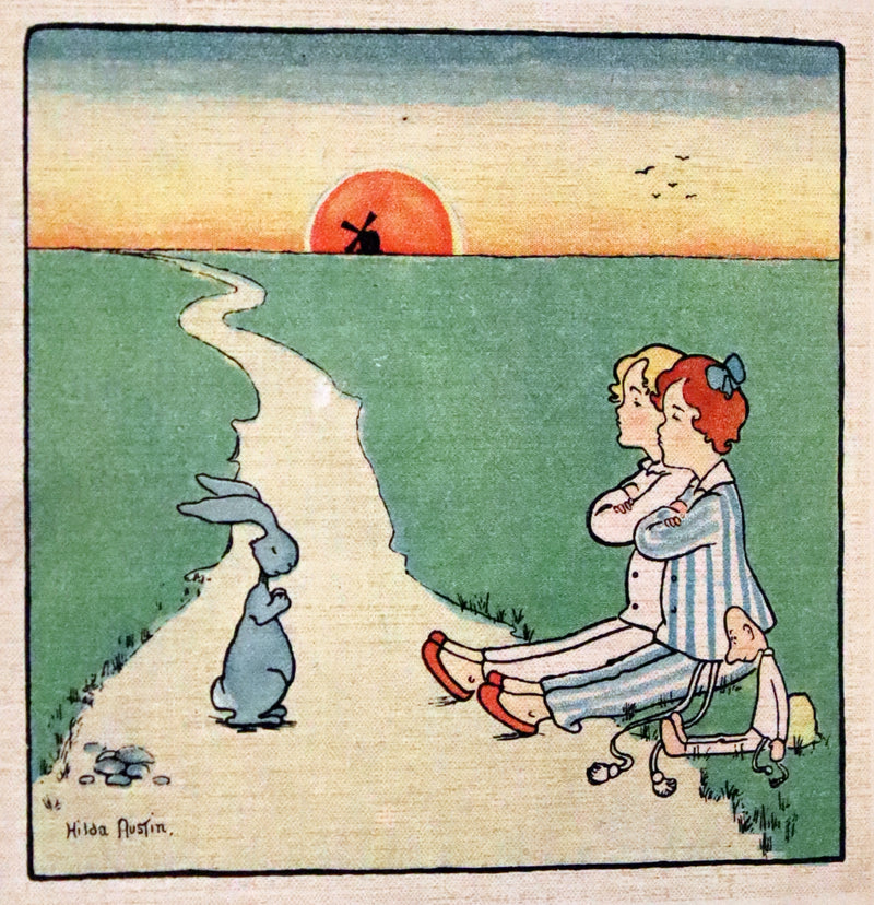 1905 Scarce First Edition  - Little Blue Rabbit and his Adventures by Cyril F. Austin, Illustrated by Hilda Austin.