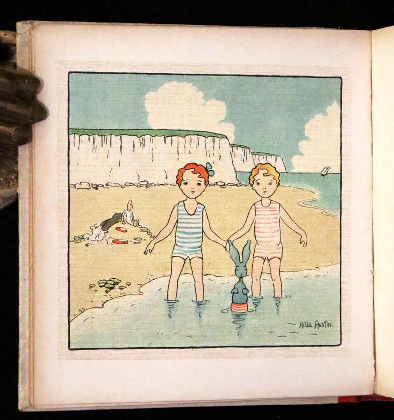 1905 Scarce First Edition  - Little Blue Rabbit and his Adventures by Cyril F. Austin, Illustrated by Hilda Austin.