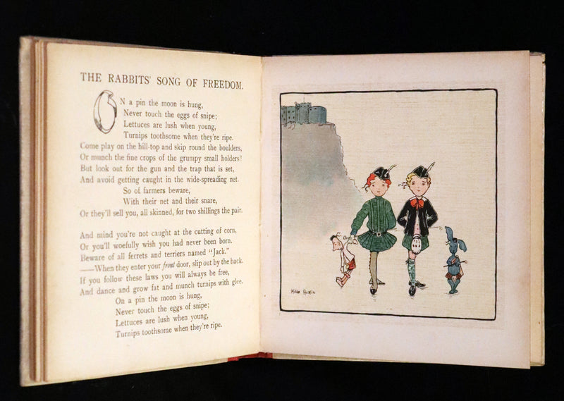 1905 Scarce First Edition  - Little Blue Rabbit and his Adventures by Cyril F. Austin, Illustrated by Hilda Austin.