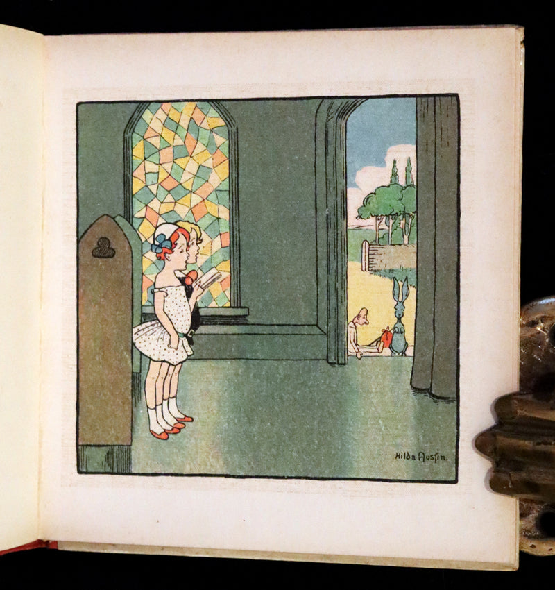 1905 Scarce First Edition  - Little Blue Rabbit and his Adventures by Cyril F. Austin, Illustrated by Hilda Austin.