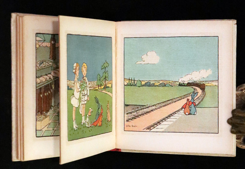 1905 Scarce First Edition  - Little Blue Rabbit and his Adventures by Cyril F. Austin, Illustrated by Hilda Austin.