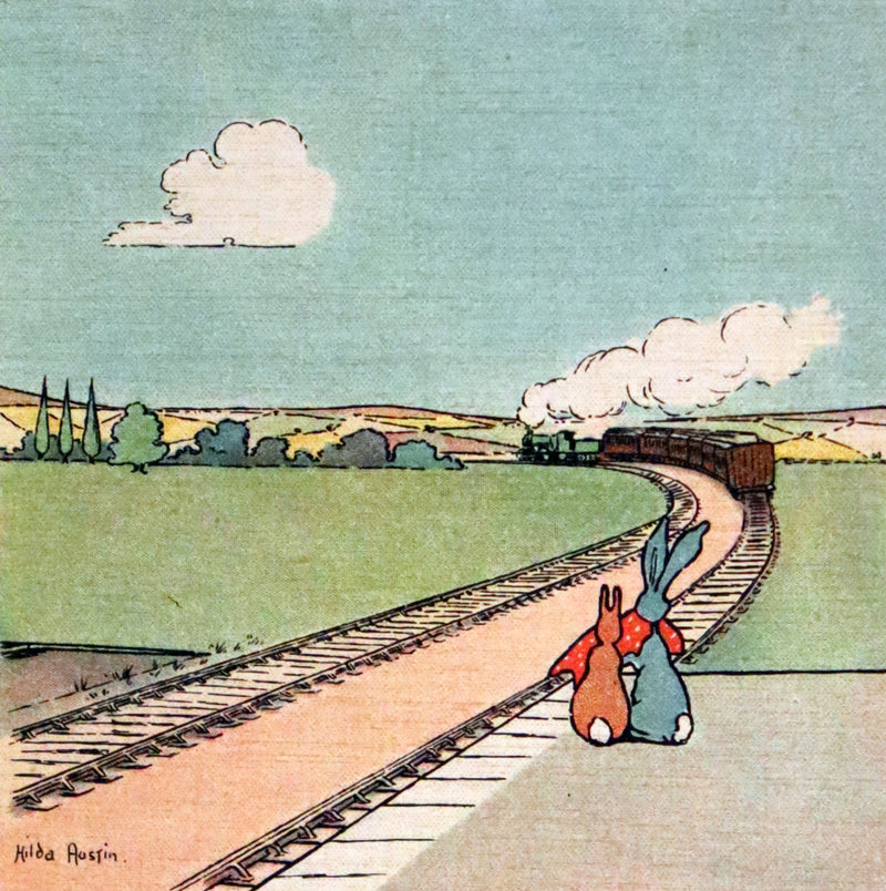 1905 Scarce First Edition  - Little Blue Rabbit and his Adventures by Cyril F. Austin, Illustrated by Hilda Austin.
