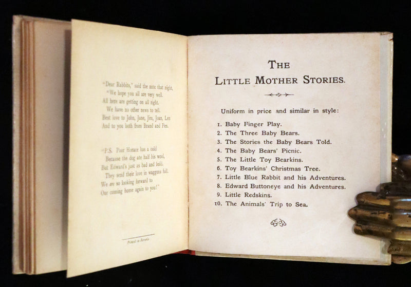 1905 Scarce First Edition  - Little Blue Rabbit and his Adventures by Cyril F. Austin, Illustrated by Hilda Austin.
