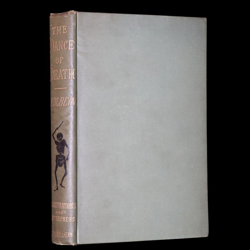 1887 Rare Book -The Dance of Death, Danse Macabre by Hans Holbein, illustrated.