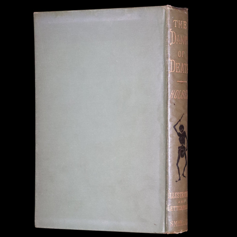 1887 Rare Book -The Dance of Death, Danse Macabre by Hans Holbein, illustrated.