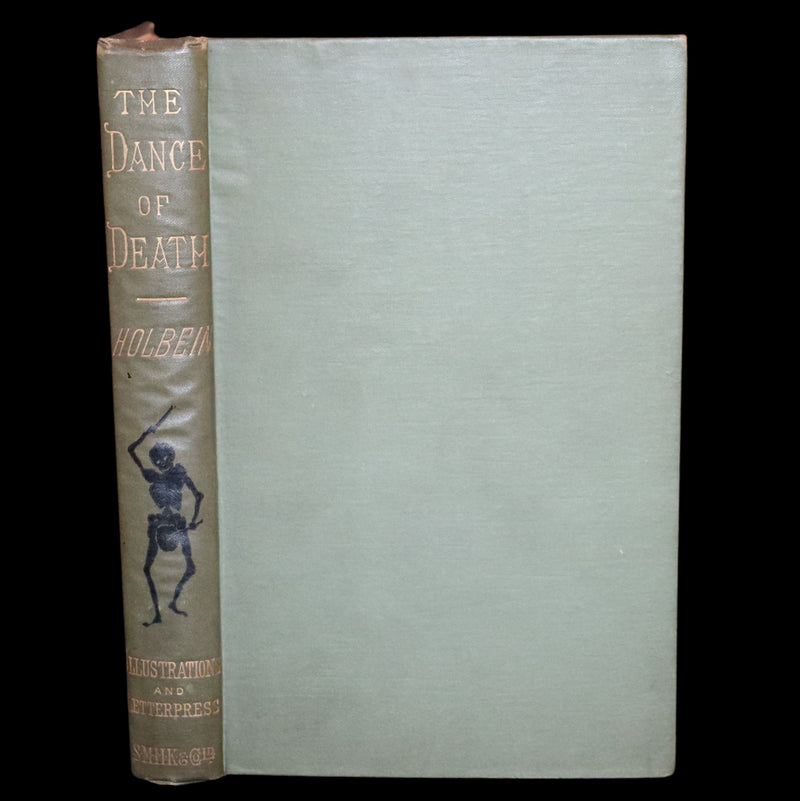 1887 Rare Book -The Dance of Death, Danse Macabre by Hans Holbein, illustrated.