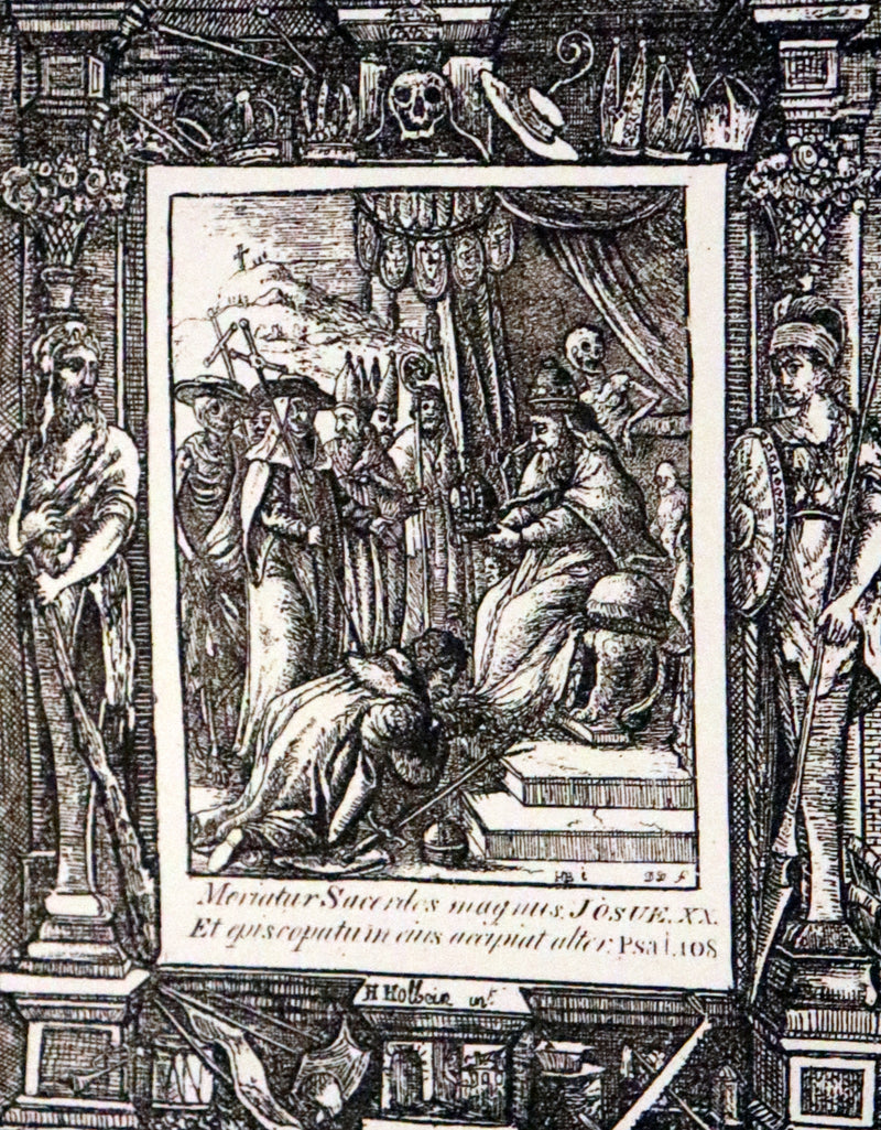 1887 Rare Book -The Dance of Death, Danse Macabre by Hans Holbein, illustrated.