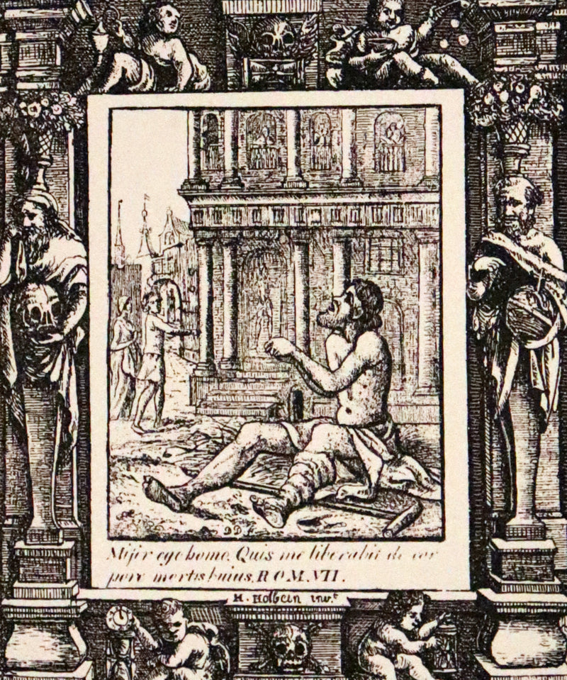 1887 Rare Book -The Dance of Death, Danse Macabre by Hans Holbein, illustrated.