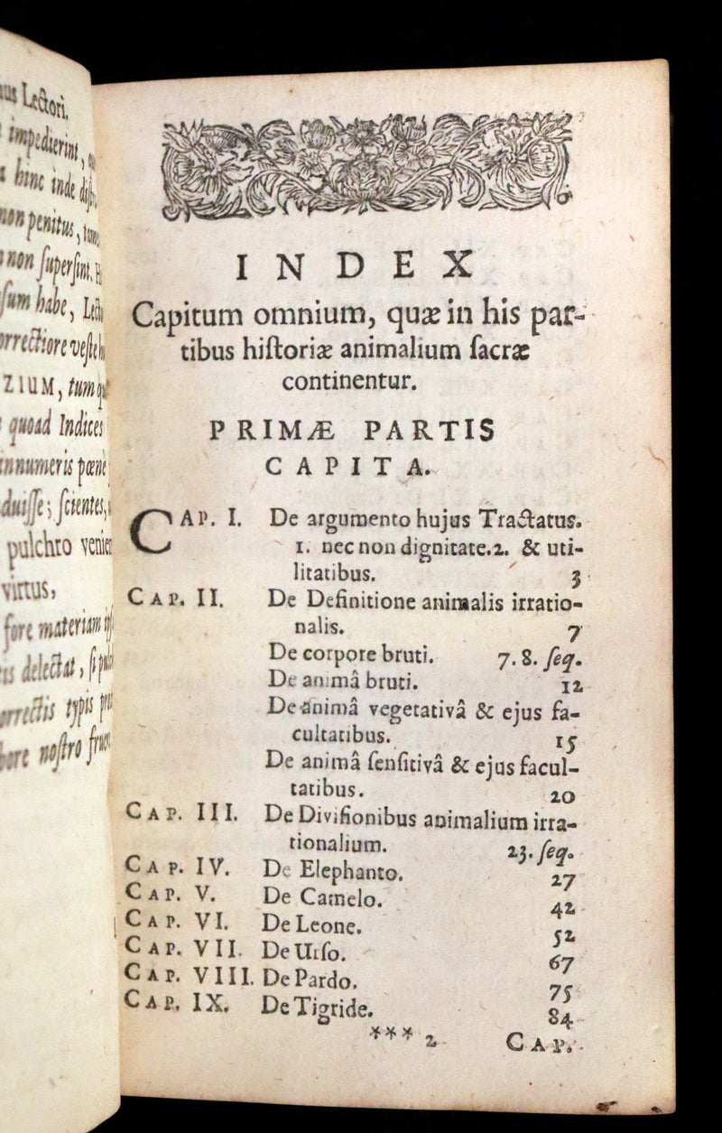 1665 Rare Latin Book - Unicorn, Griffin, Dragon, Basilisk, Franz's Historia Animalium.
