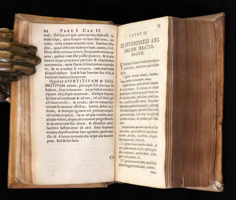 1665 Rare Latin Book - Unicorn, Griffin, Dragon, Basilisk, Franz's Historia Animalium.