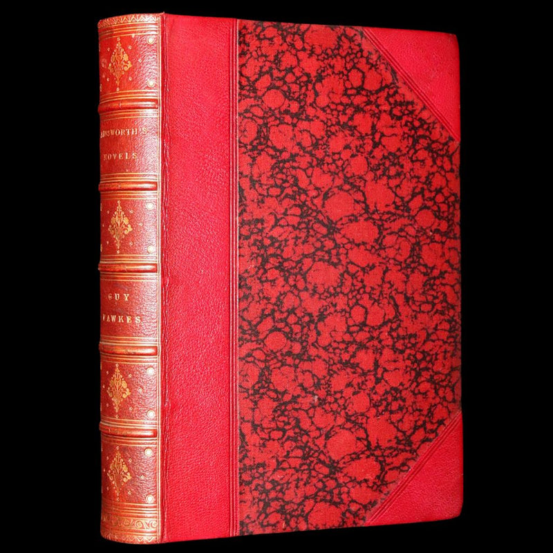 1870 Rare Book - Guy Fawkes, or the Gunpowder Treason illustrated by Cruikshank.