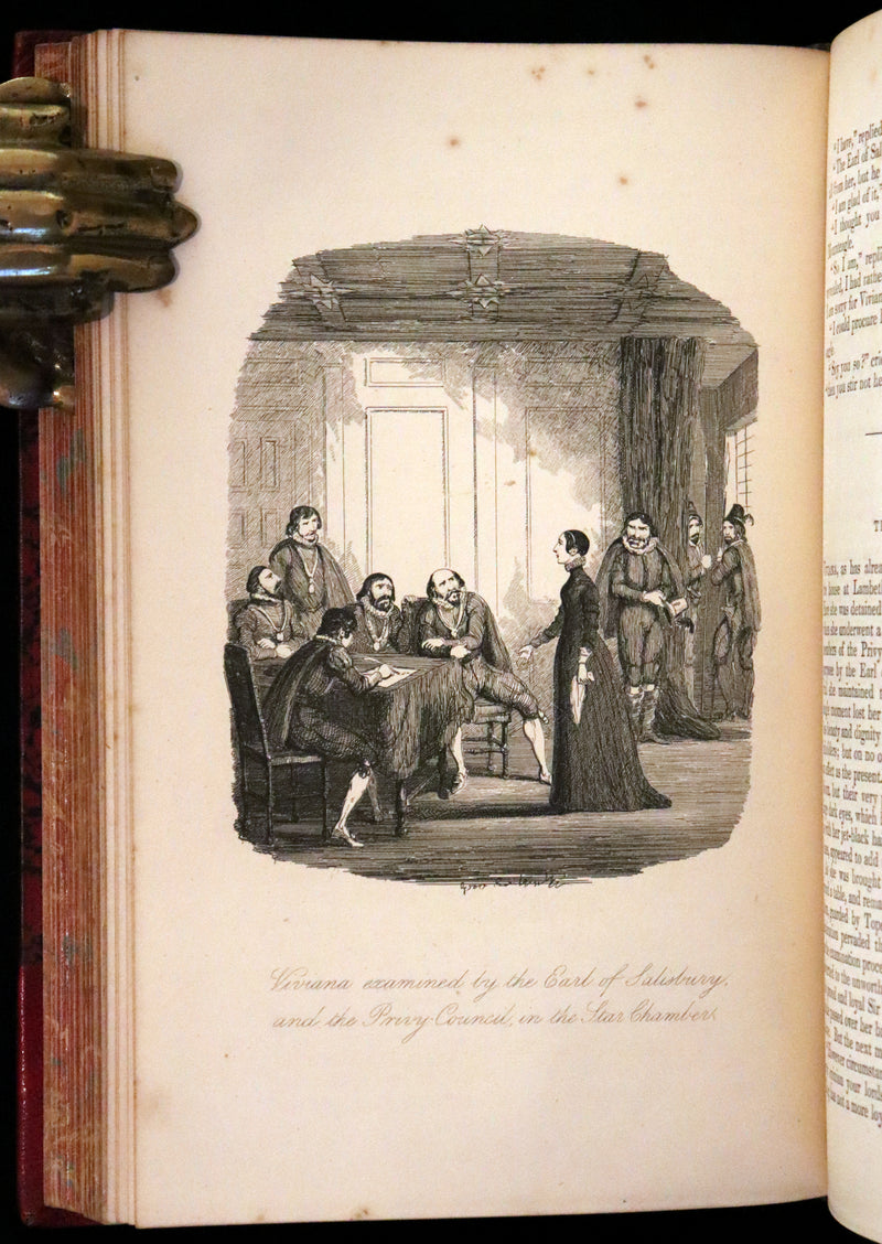 1870 Rare Book - Guy Fawkes, or the Gunpowder Treason illustrated by Cruikshank.