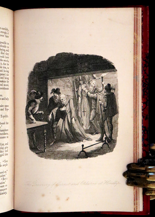 1870 Rare Book - Guy Fawkes, or the Gunpowder Treason illustrated by Cruikshank.