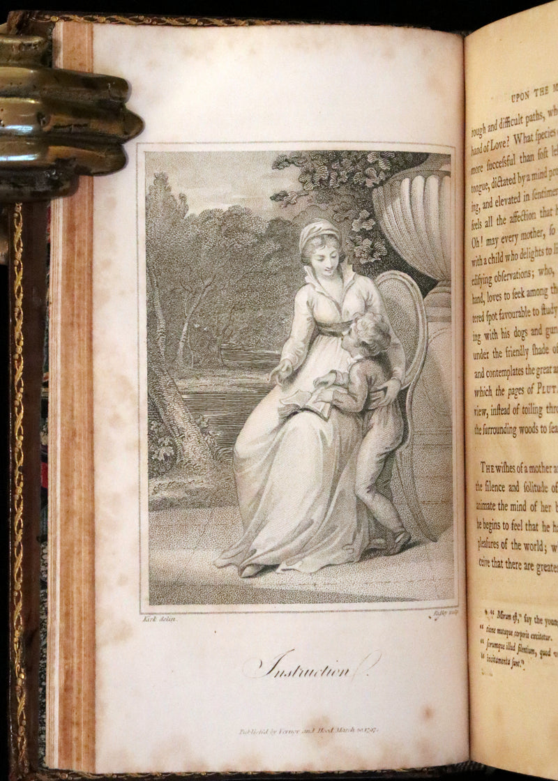 1799 Rare Book Set - Solitude, or the Effect of Occasional Retirement on the Mind.