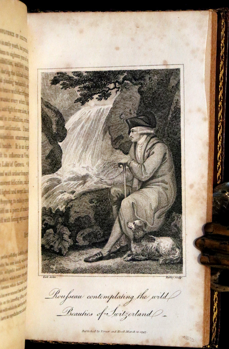 1799 Rare Book Set - Solitude, or the Effect of Occasional Retirement on the Mind.