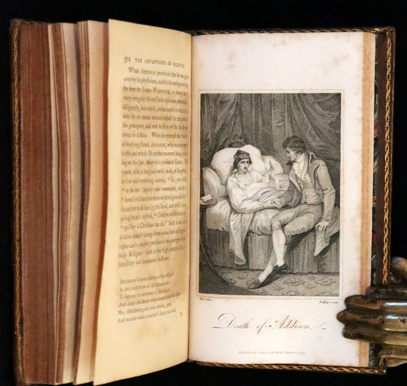 1799 Rare Book Set - Solitude, or the Effect of Occasional Retirement on the Mind.