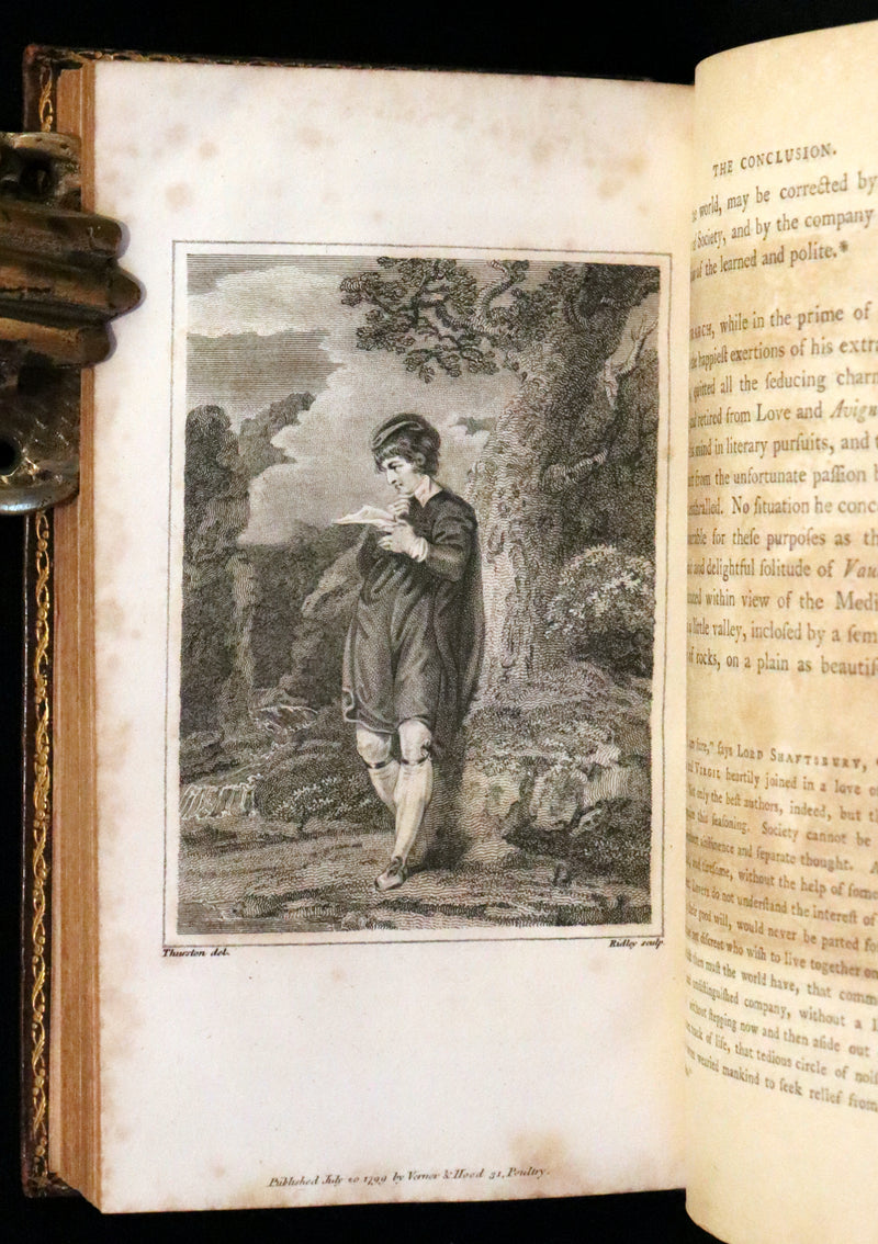 1799 Rare Book Set - Solitude, or the Effect of Occasional Retirement on the Mind.