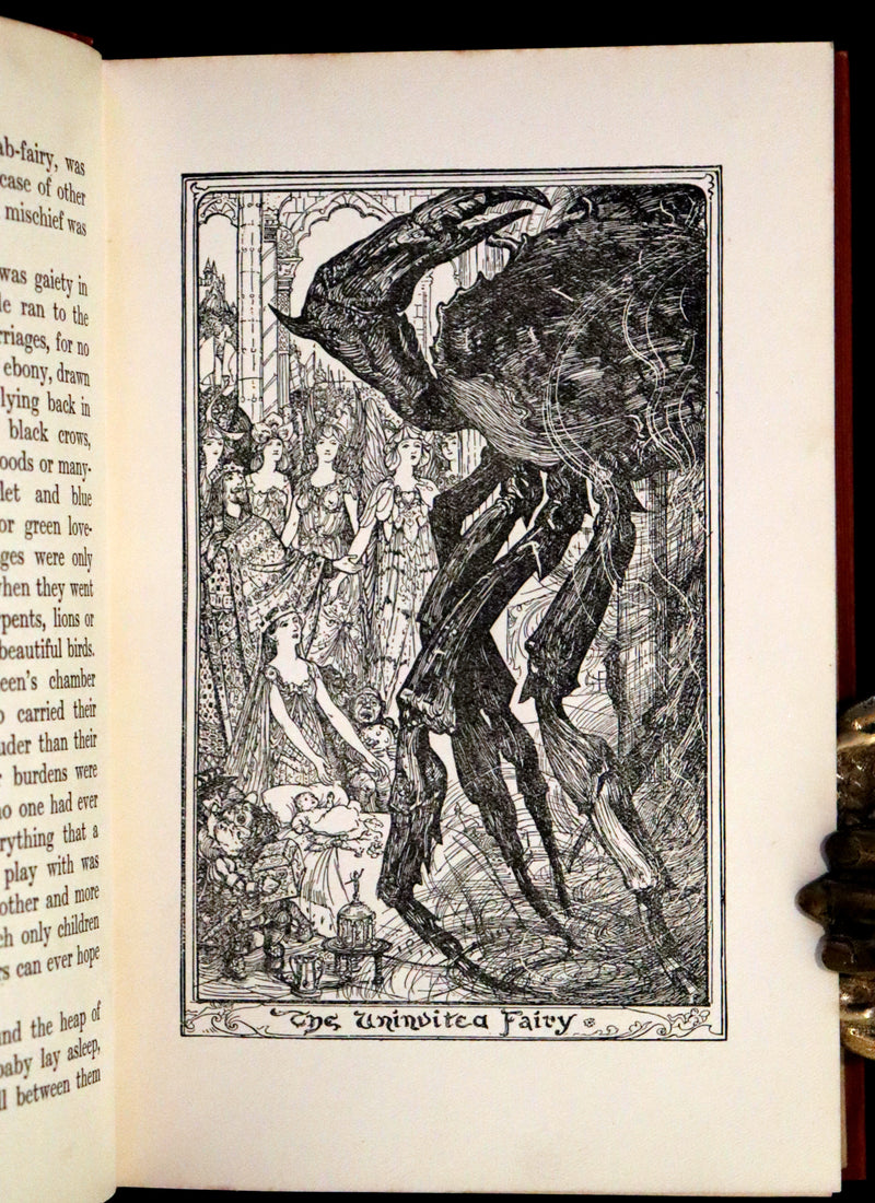 1913 Rare Book -  The White Doe and Other Fairy Stories by Andrew Lang, Illustrated by H. J. Ford.