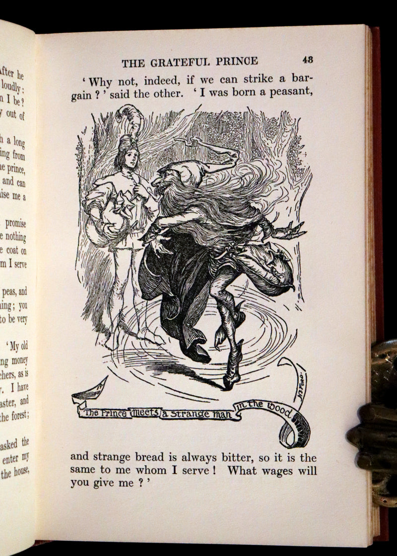 1913 Rare Book -  The White Doe and Other Fairy Stories by Andrew Lang, Illustrated by H. J. Ford.