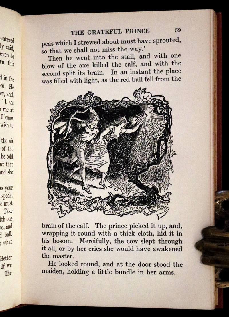 1913 Rare Book -  The White Doe and Other Fairy Stories by Andrew Lang, Illustrated by H. J. Ford.