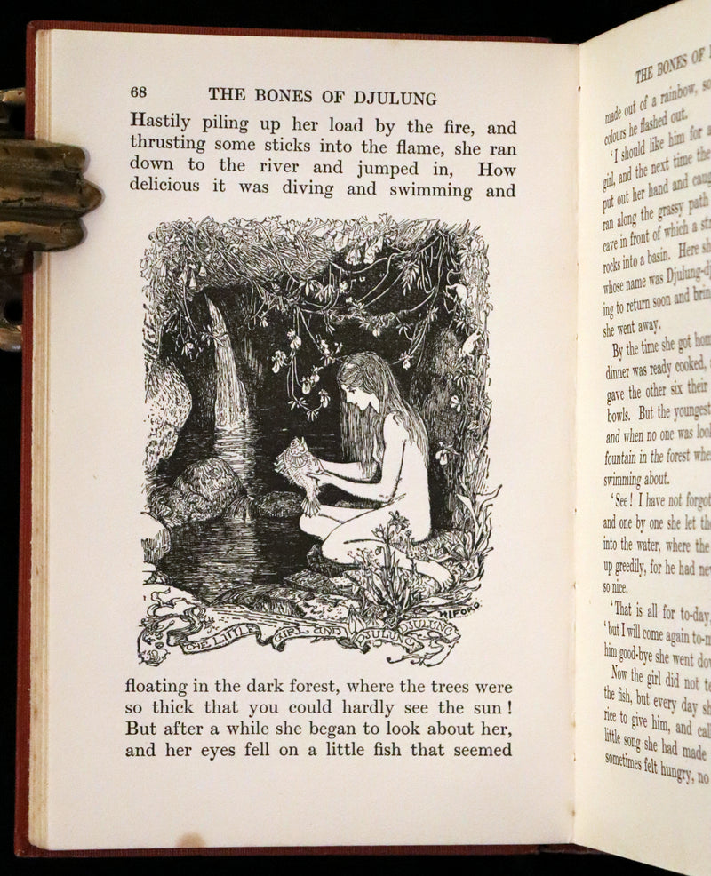 1913 Rare Book -  The White Doe and Other Fairy Stories by Andrew Lang, Illustrated by H. J. Ford.