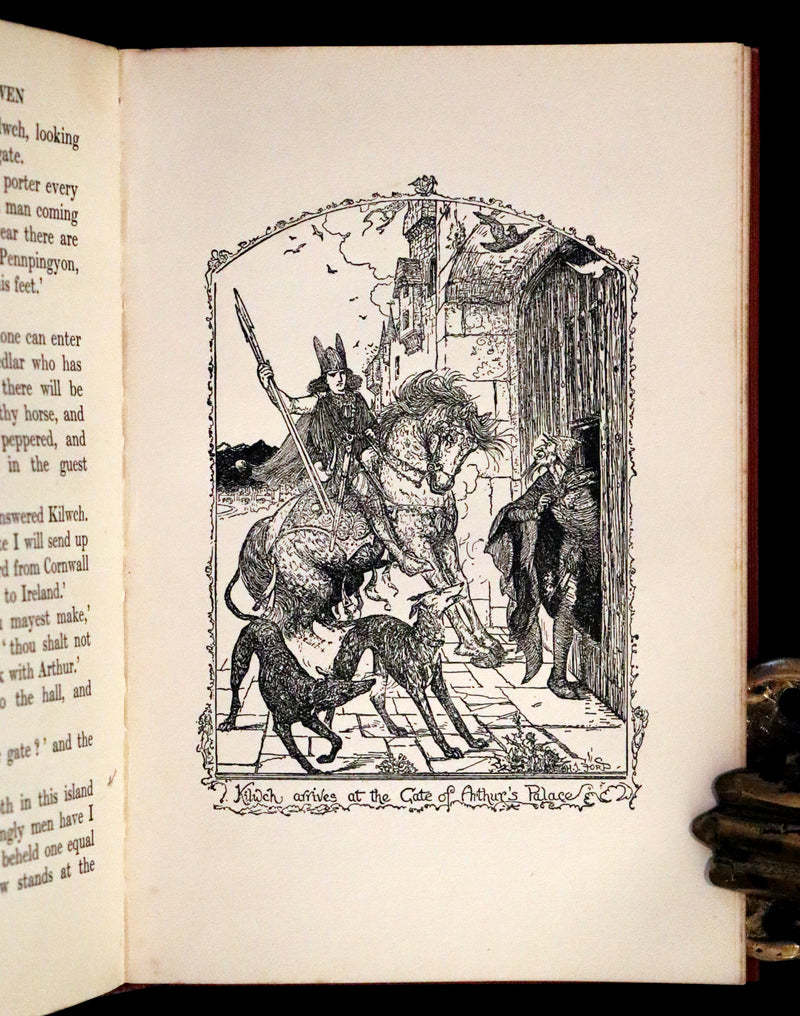 1913 Rare Book -  The White Doe and Other Fairy Stories by Andrew Lang, Illustrated by H. J. Ford.