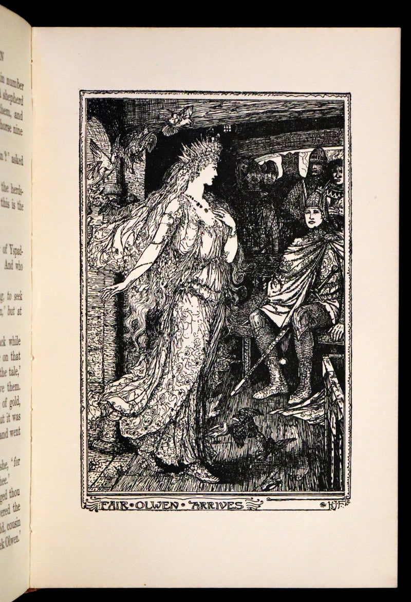 1913 Rare Book -  The White Doe and Other Fairy Stories by Andrew Lang, Illustrated by H. J. Ford.