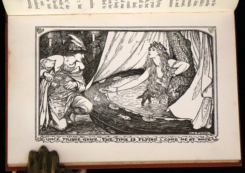 1913 Rare Book -  The White Doe and Other Fairy Stories by Andrew Lang, Illustrated by H. J. Ford.