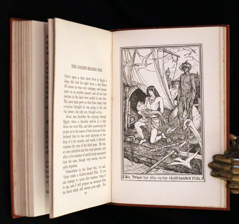 1913 Rare Book -  The White Doe and Other Fairy Stories by Andrew Lang, Illustrated by H. J. Ford.
