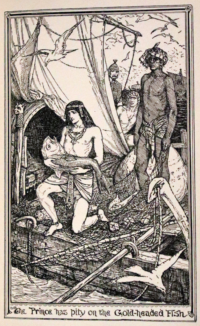 1913 Rare Book -  The White Doe and Other Fairy Stories by Andrew Lang, Illustrated by H. J. Ford.