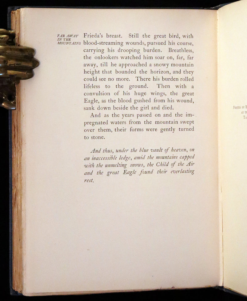 1910 Scarce First Edition - The Child of the Air by M.H. Spielmann, Illustrated by C. Wilhelm.