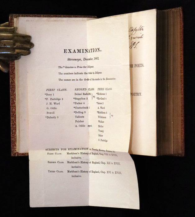 1859 Rare Victorian Book - Reliques of Ancient English Poetry and Old Heroic Ballads collected by Thomas Percy. Illustrated.