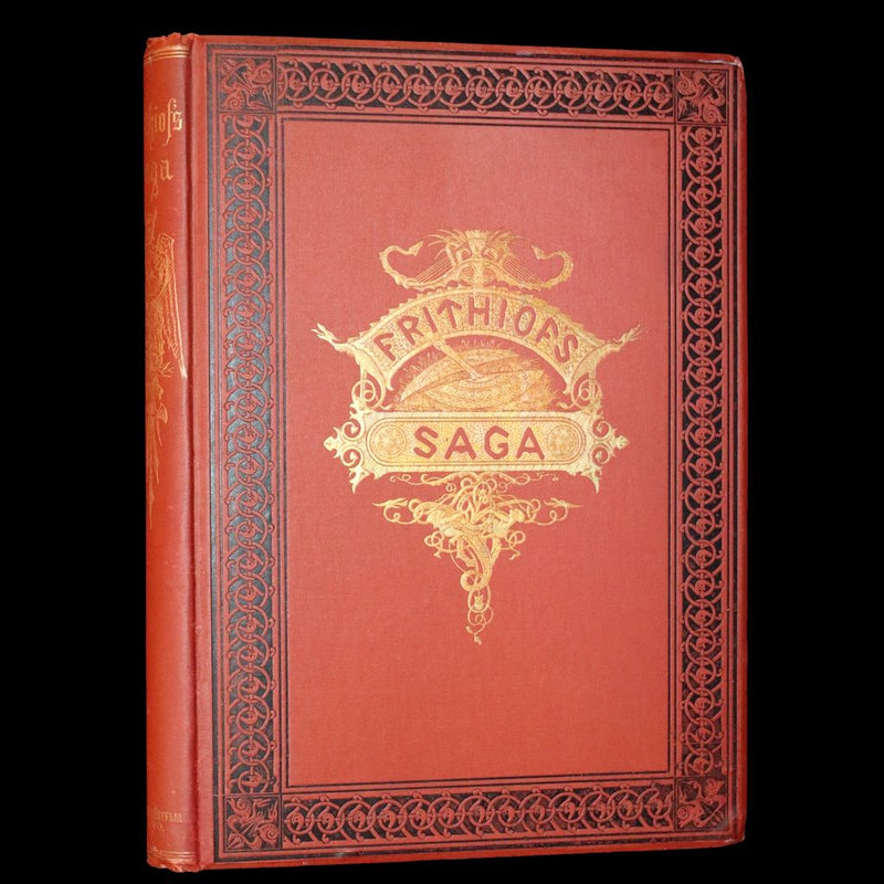 1878 Rare First English Edition - Frithiof's Saga: A Legend of Ancient Norway. Illustrated Viking Tales of the North.