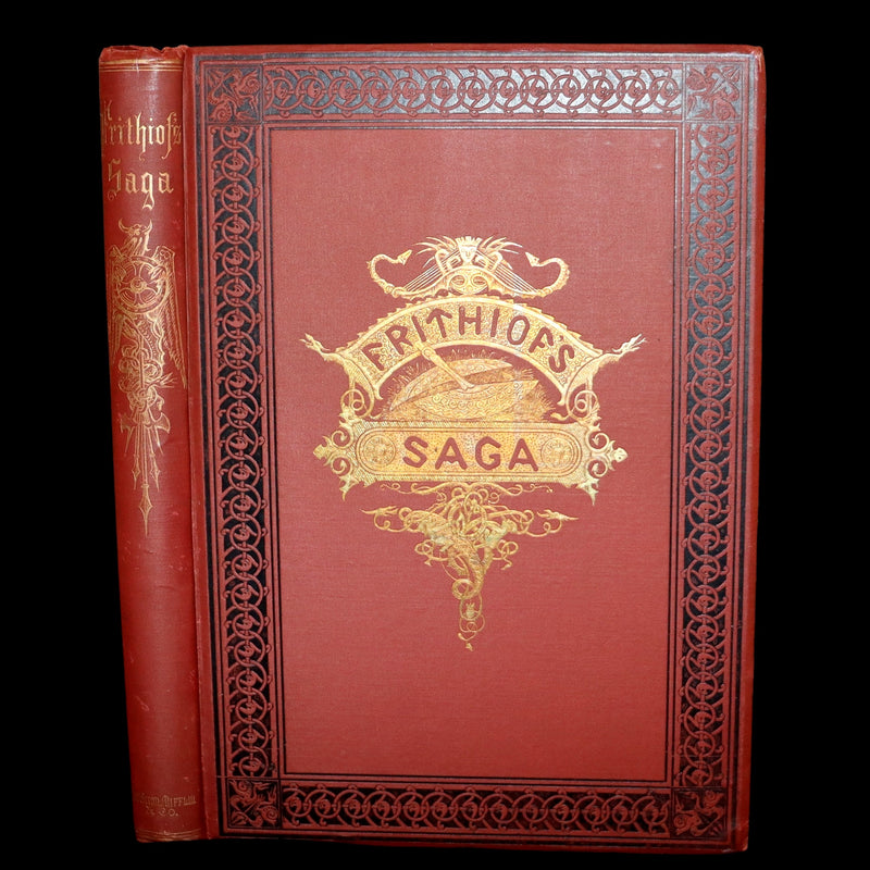 1878 Rare First English Edition - Frithiof's Saga: A Legend of Ancient Norway. Illustrated Viking Tales of the North.