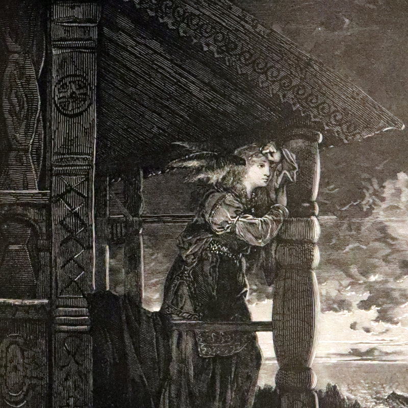 1878 Rare First English Edition - Frithiof's Saga: A Legend of Ancient Norway. Illustrated Viking Tales of the North.