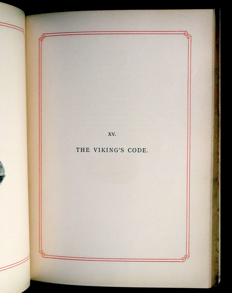 1878 Rare First English Edition - Frithiof's Saga: A Legend of Ancient Norway. Illustrated Viking Tales of the North.