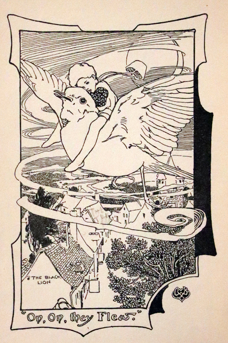 1902 Scarce First Edition - Jock and the Fairy Robin, illustrated by Alice B. Woodward.