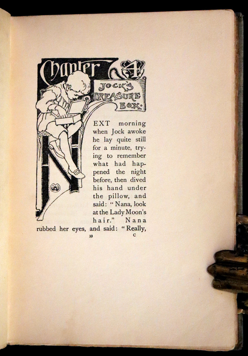 1902 Scarce First Edition - Jock and the Fairy Robin, illustrated by Alice B. Woodward.