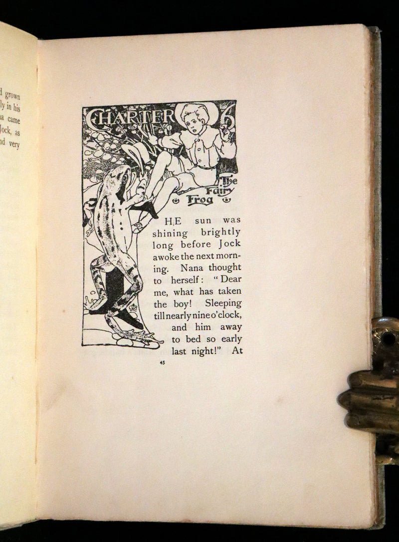 1902 Scarce First Edition - Jock and the Fairy Robin, illustrated by Alice B. Woodward.