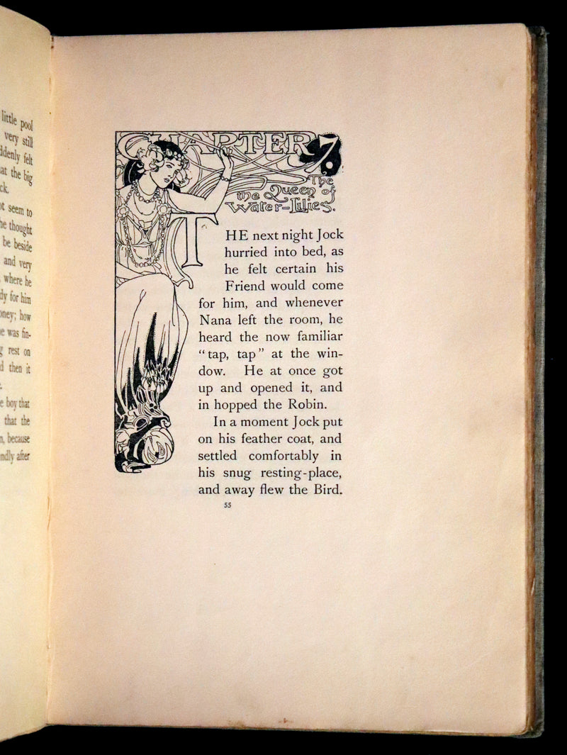 1902 Scarce First Edition - Jock and the Fairy Robin, illustrated by Alice B. Woodward.